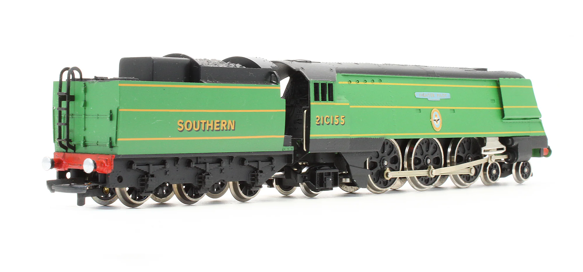W2265AX Pre-Owned SR Green 4-6-2 Streamlined Battle Of Britain Class 'Fighter Pilot' 2ICI55 Steam Locomotive - Image 2