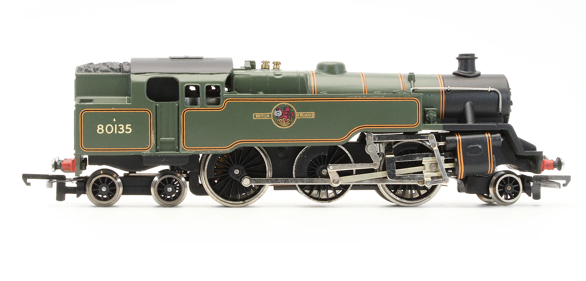 W2270 Pre-Owned BR Lined Green 2-6-4 Standard Tank '60135' Steam Locomotive - Image 3