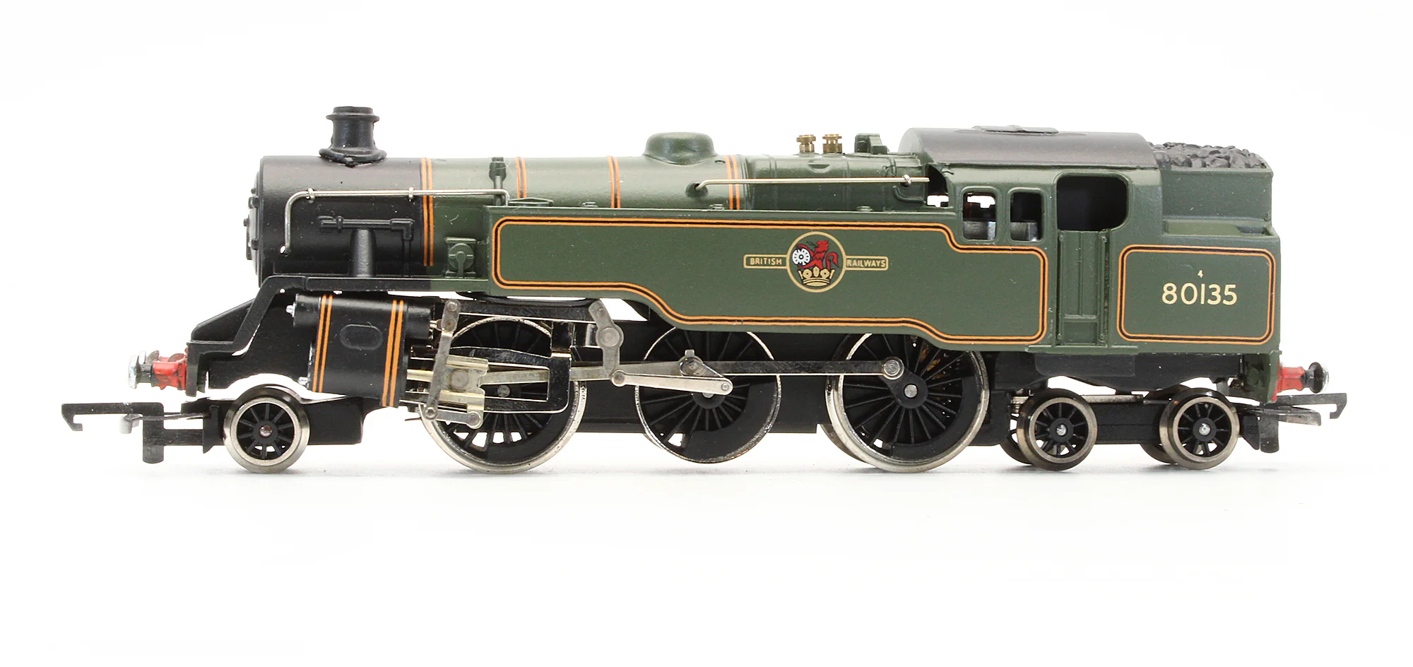 W2270 Pre-Owned BR Lined Green 2-6-4 Standard Tank '60135' Steam Locomotive - Image 4