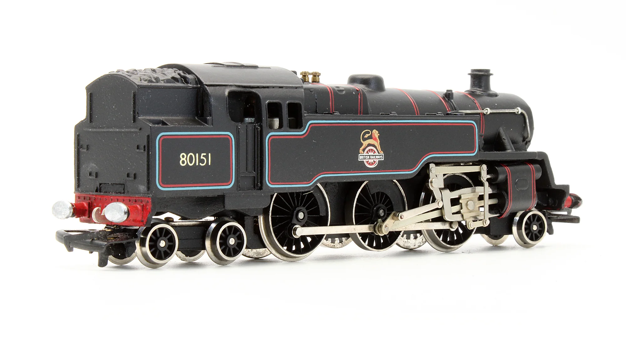 Pre-Owned W2279/5P BR Lined Black 2-6-4 Standard Tank '80151' Steam Locomotive - Image 2