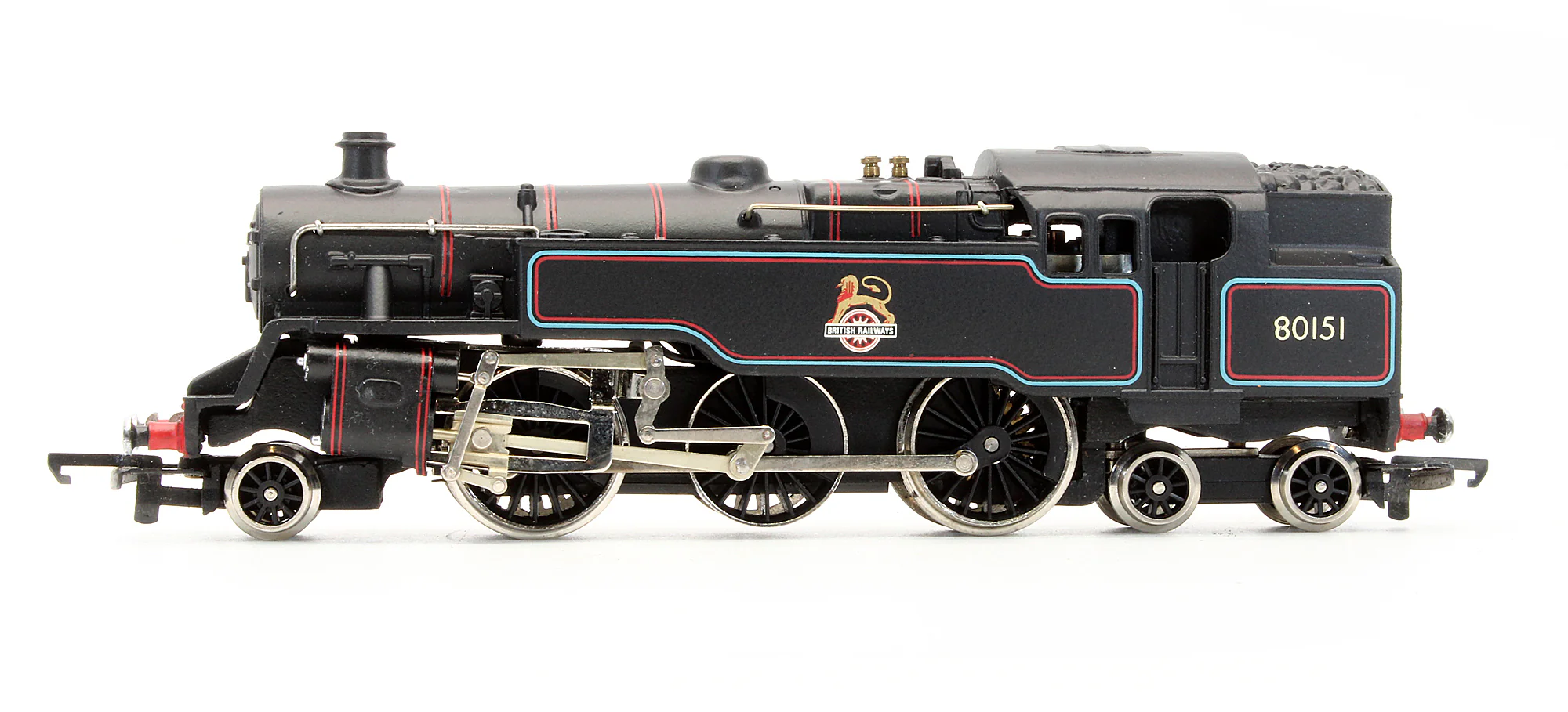 Pre-Owned W2279/5P BR Lined Black 2-6-4 Standard Tank '80151' Steam Locomotive - Image 4