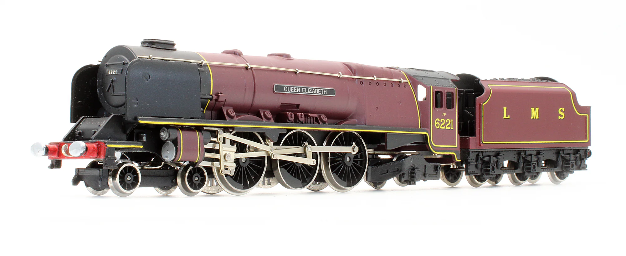W2285 Pre-Owned LMS Maroon 4-6-2 'Queen Elizabeth' 6221 Steam Locomotive