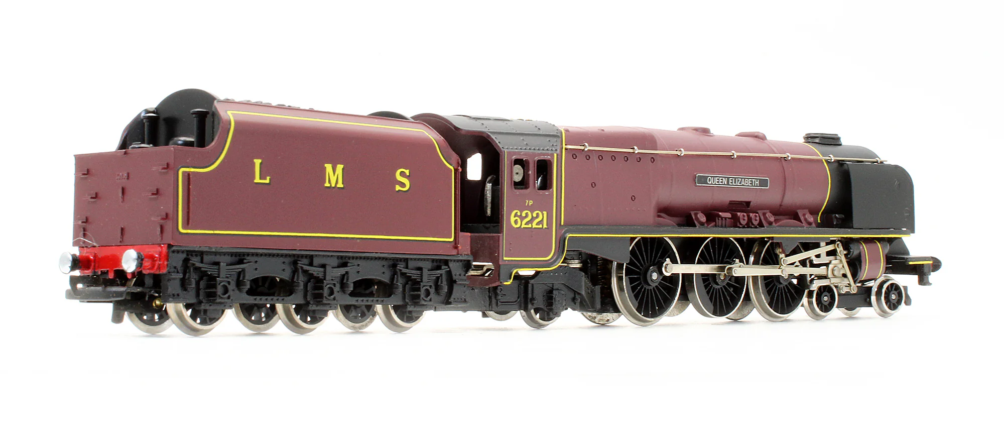 W2285 Pre-Owned LMS Maroon 4-6-2 'Queen Elizabeth' 6221 Steam Locomotive - Image 2