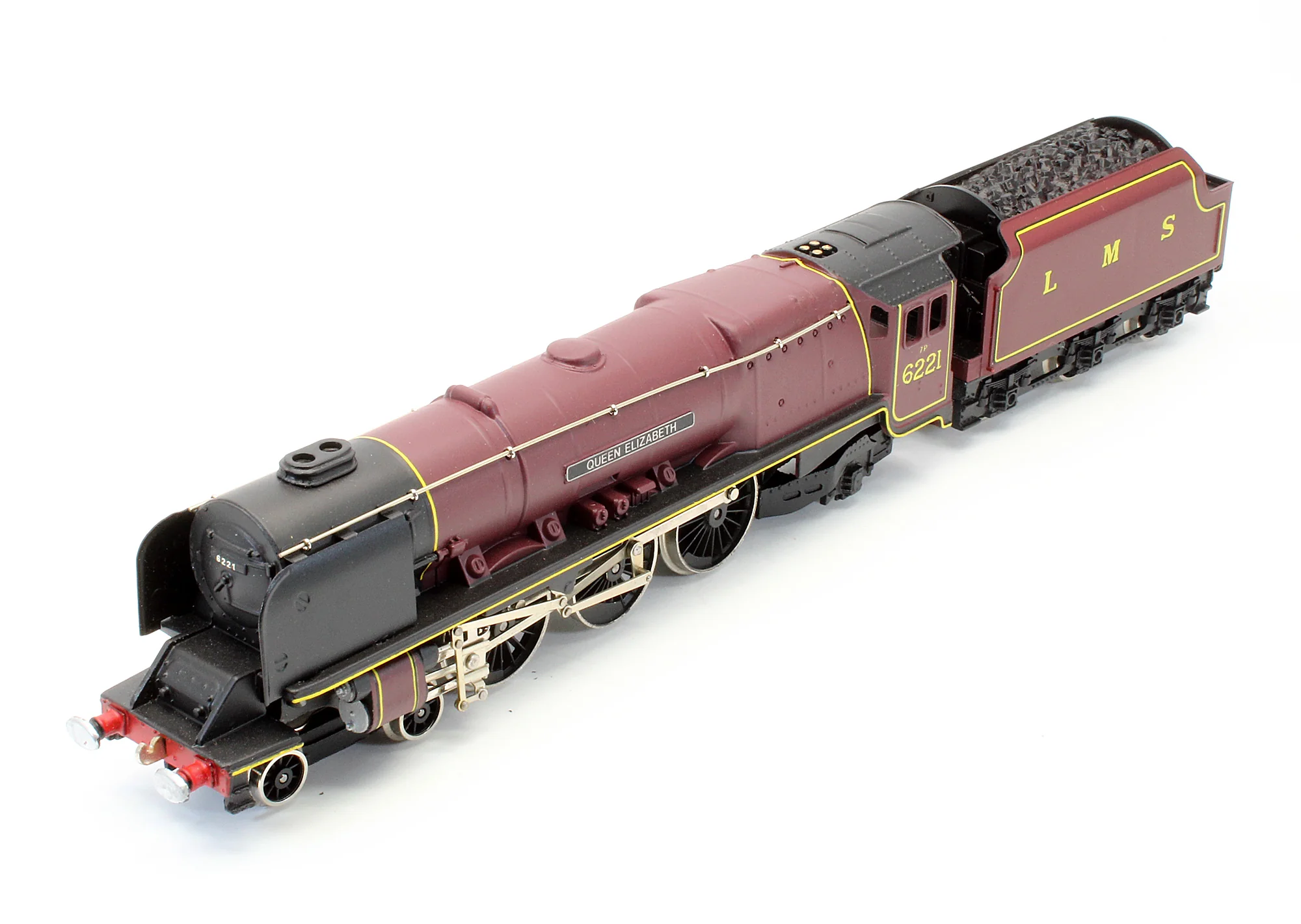 W2285 Pre-Owned LMS Maroon 4-6-2 'Queen Elizabeth' 6221 Steam Locomotive - Image 5