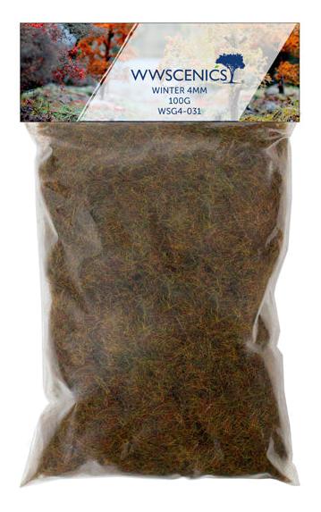 WSG4-031 WWS 4mm Winter Static Grass Refill - 100g