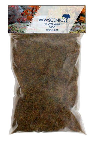 WSG6-031 WWS 6mm Winter Static Grass Refill - 100g