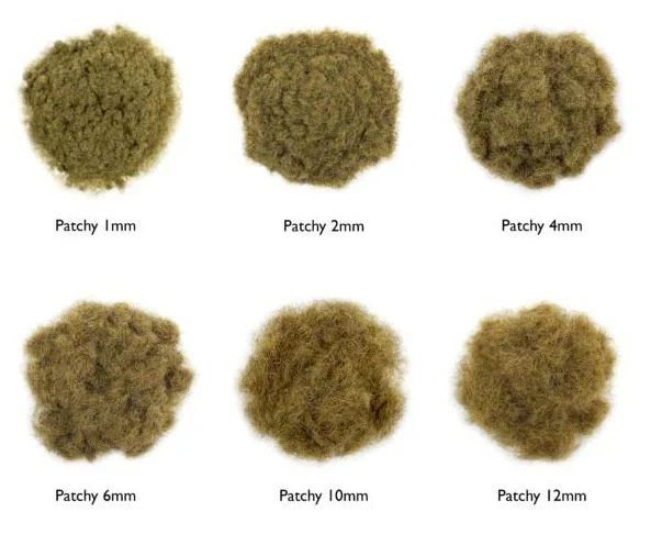 WSG6-044 WWS 6mm Patchy Static Grass - 500ml Canister - Image 3