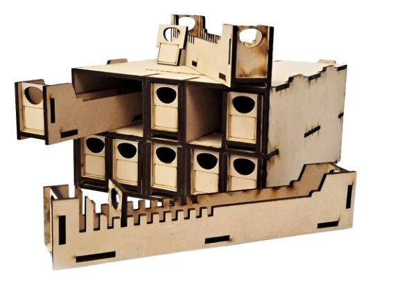 WSLC-016 WWS N-Gauge Loco Storage Box 10 Drawers - Image 5