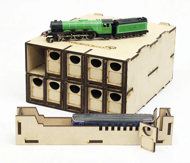 WSLC-021 TT:120/OO9 Loco Storage Box - 10 Drawers