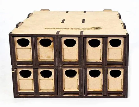 WSLC-021 TT:120/OO9 Loco Storage Box - 10 Drawers - Image 3
