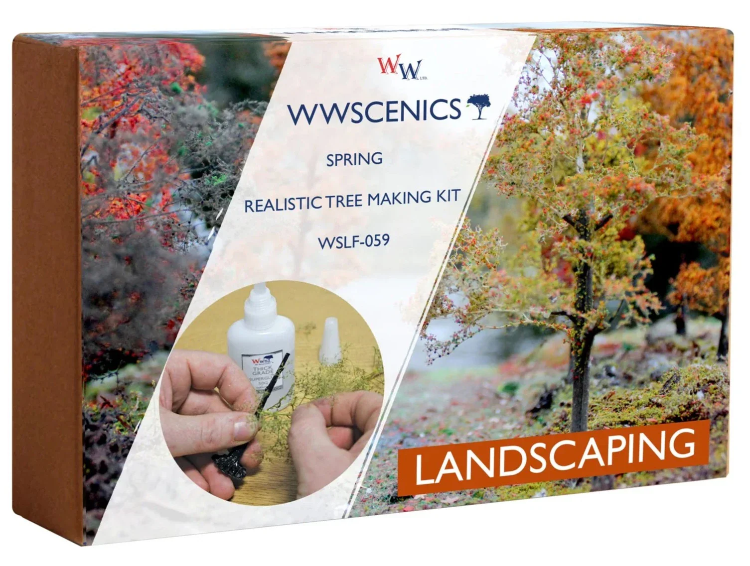WSLF-059 WWS Spring Realistic Tree Making Kit - Image 2