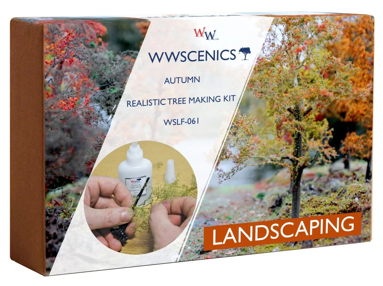 WSLF-061 WWS Autumn Realistic Tree Making Kit - Image 2