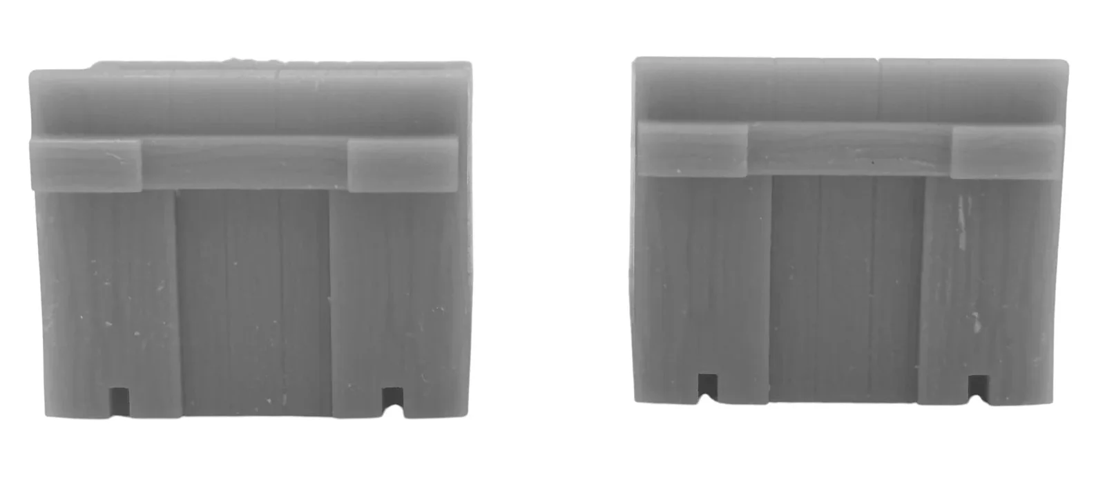 WSPR-006 OO/HO Gauge Sleeper Buffer Stops (x2) – Resin, Unpainted Model Kit - Image 2